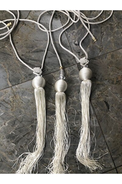 lovelyhome35 2 Adet Kuruvaze Ekru Perde Tavan Toplama Aparatı +sarkıt