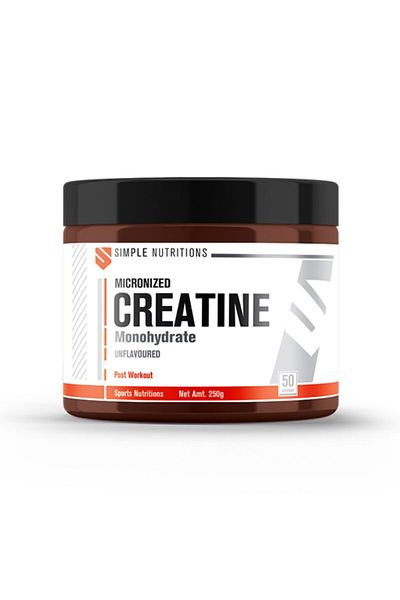 Simple Nutritions Creatine (Creatine) Unflavoured - 250 Gr (50 Serises)