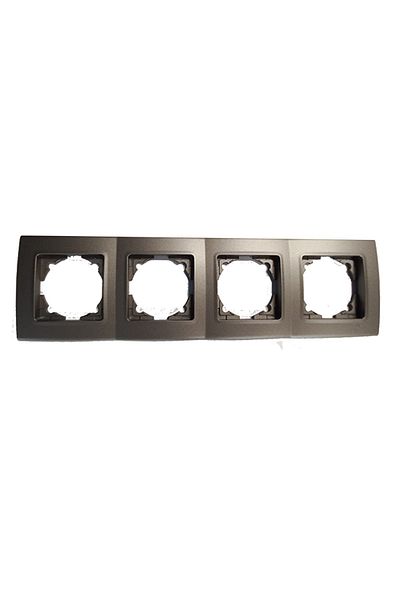 VİKO Τετραπλό πλαίσιο Anthracite - 90485004
