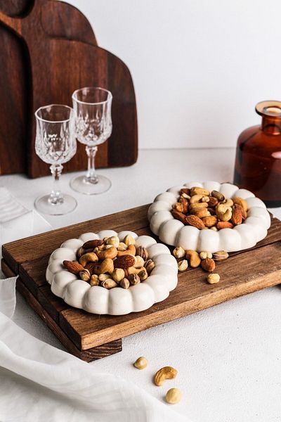 LALEZEN HOME طبق كوكي موديل ديزي مكون من قطعتين