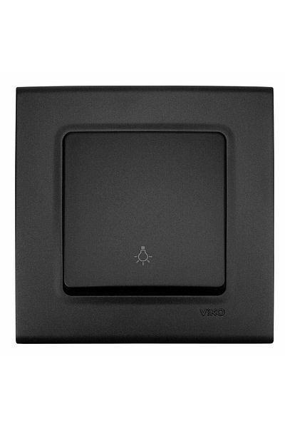 VİKO Linnera Life Night Black Light with Spring Switch Frame -90444003