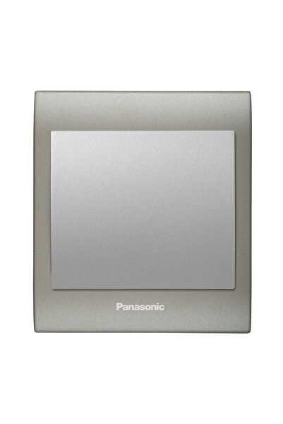 PANASONIC Viko Thea Blu Tekli Anahtar Çerçeve Inox Matt+dore, Kapak Metalik B...