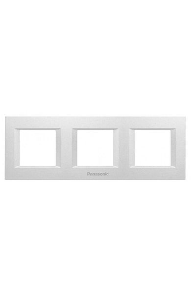 PANASONIC Viko Thea 3x2m Optima Series Μεταλλικό Λευκό Χρώμα Πλαίσιο - Wvtf08491mw-tr