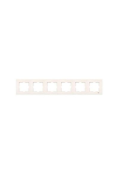 VİKO Karre Cream 6 Piece Frame
