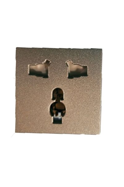 PANASONIC Viko وحدات ذهبية عالمية كومبي مقبس سفلي + غطاء 2 متر - Wvtt22244dr-tr