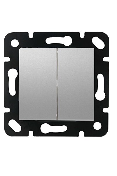 PANASONIC Thea Blu Komütatör Vavian Metalik Beyaz Çerçevesiz WBTR00115MW-TR