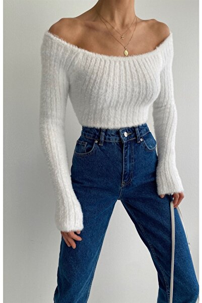 fujya Μαλακό πουλόβερ με λαιμόκοψη