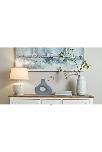 Livava Γκρι Κεραμικό Βάζο Xula - 20x20