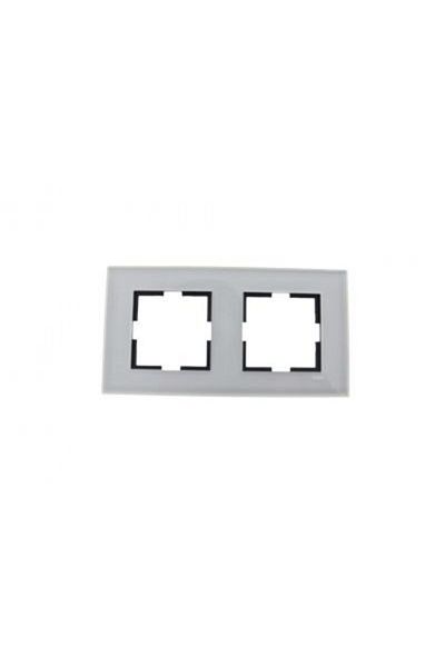 VİKO Novella Glass White Διπλό Πλαίσιο 92192242