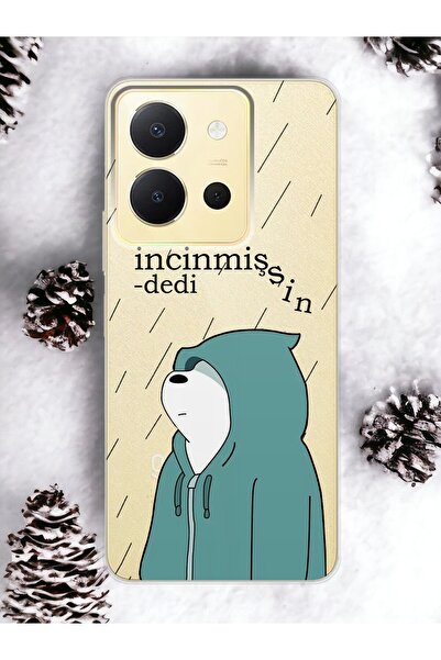 Spoyi Vivo Y36 İncinmişsin Dedi Tasarımlı Şeffaf Telefon Kılıfı