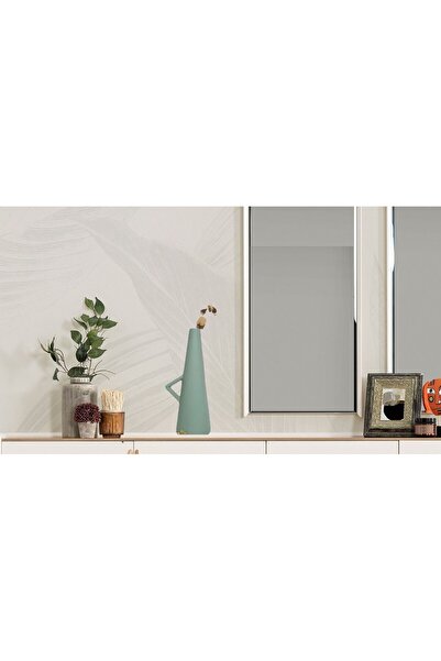 Livava Πράσινο Κεραμικό Βάζο Χαρμέν - 27Χ13