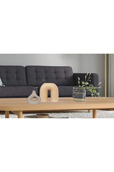 Livava Εκρού Ν Κεραμικό Βάζο - 17Χ16