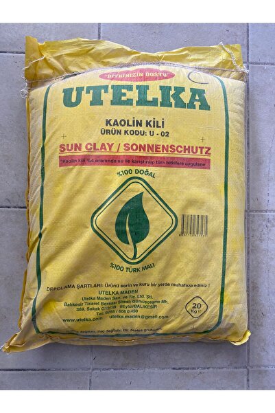 Utelka Bitki Koruyucu Doğal Kaolin Kili 5 Kilogram