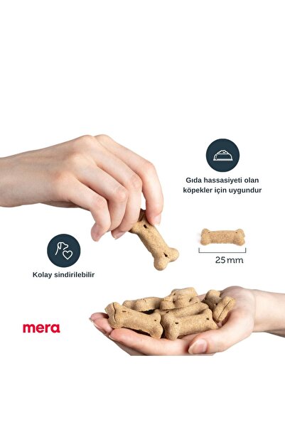 Mera Pure Sensitive Insect Protein Dog Snacks Larvalı Köpek Ödül Bisküvisi 600 gr