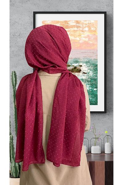 Golden Rose Pitpit Chiffon Shawl - Comfortable and Stylish