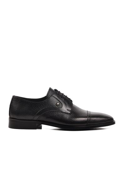 Pierre Cardin 103181 Μοντέλο Μαύρα Γνήσιο Δερμάτινα Ανδρικά Παπούτσια Classic