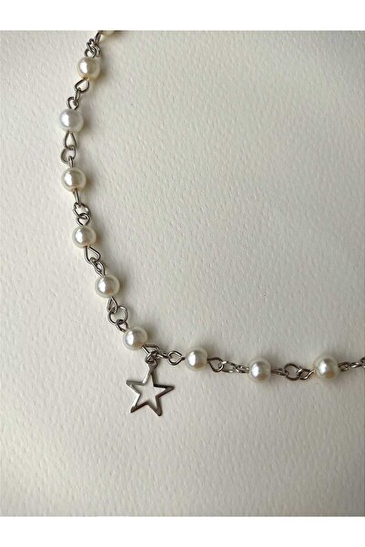 Capella Fairycore Pearl and Star Necklace