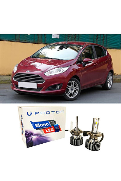 Photon Ford Fiesta Mk6 Led Xenon Uyumlu Kısa Far Ampulü H7 Mono Yeni Seri Bey...