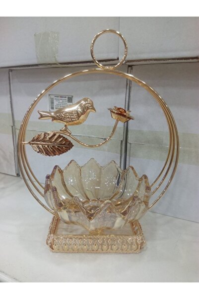 Decorland KUŞLU DAL MOTİFLİ ŞEKERLİK LOKUMLUK