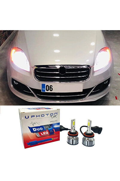 Photon Fiat Linea Led Xenon Uzun Far Ampulü H1 Duo Yeni Seri Beyaz