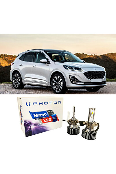 Photon Ford Kuga Uyumlu  3 Led Xenon Kısa Far Ampulü H7 Mono Yeni Seri Beyaz ...