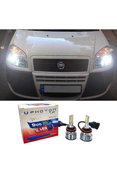 Photon Fiat Doblo D2 Led Xenon Kısa Far Ampulü H7 Duo Yeni Seri Beyaz 2000-20...