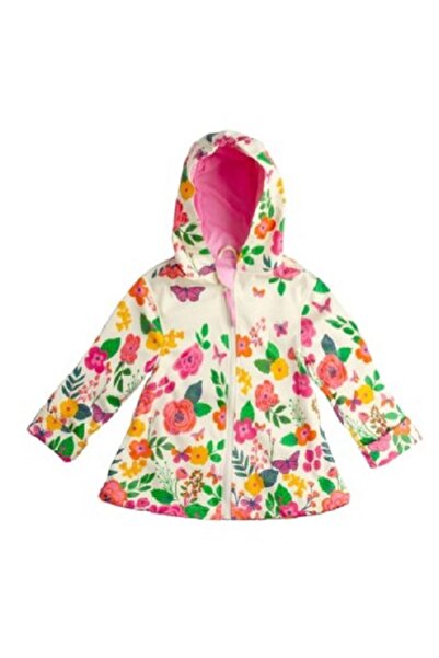 Stephen Joseph Дівчачий кремовий дощовик з квітковим візерунком