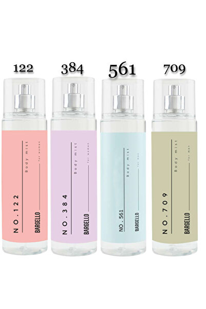 Bargello (122-384) Kadın Vücut Spreyi 210 Ml + (561-709) Erkek Vücut Spreyi 2...