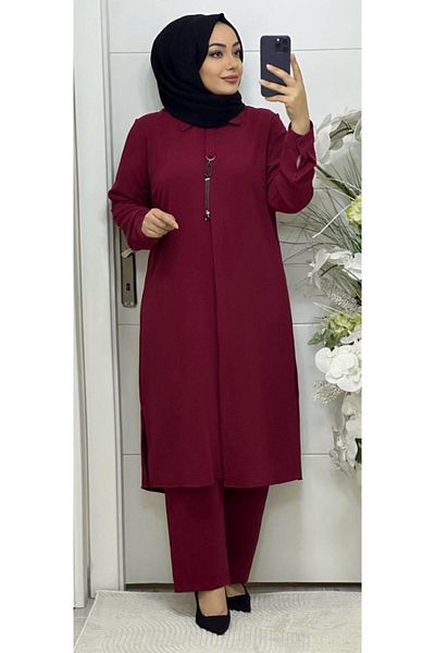 Ebrarengiz Moda Γυναικείο κοστούμι Testeture - Μοντέλο με πατιλέτα