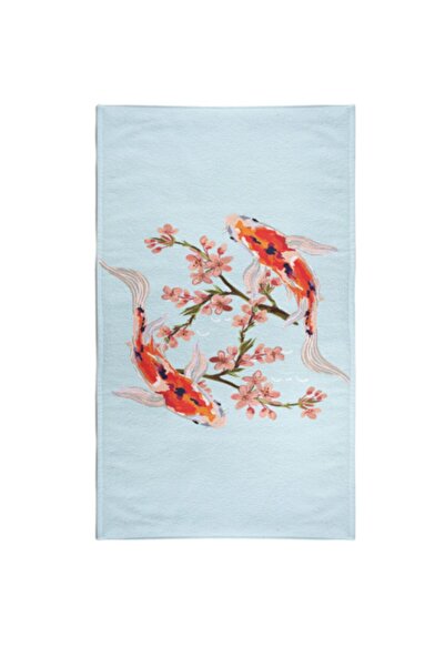 ecemre beach towel Dijital Baskılı Sporcu Yoga Pilates Fitness Spor Havlusu