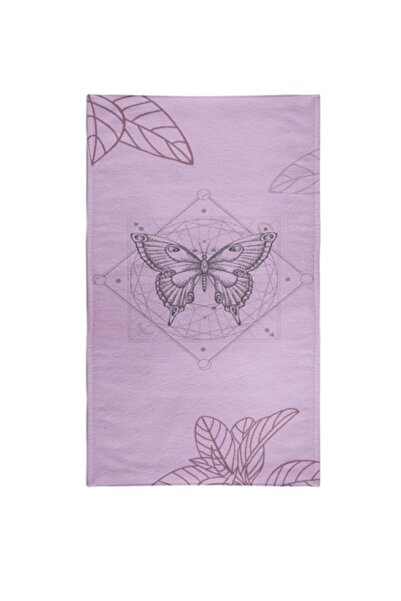 ecemre beach towel Dijital Baskılı Sporcu Yoga Pilates Fitness Spor Havlusu