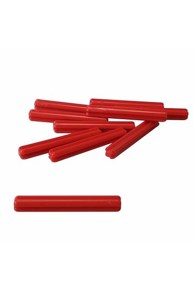 LEGO Technic Moc Custom - Red Axle 4l Small, 4 Pieces Mindstorms Accessory