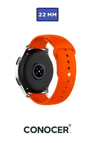 CONOCER Haylou Solar Ls05 Uyumlu Klasik Jel Silikon 22 Mm Kordon Kayış
