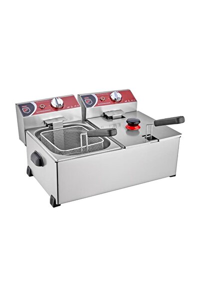 Işıkgaz Silverinox Elektrikli Fritöz 5 5 Lt. 6000 W. Profesyonel Endüstriyel