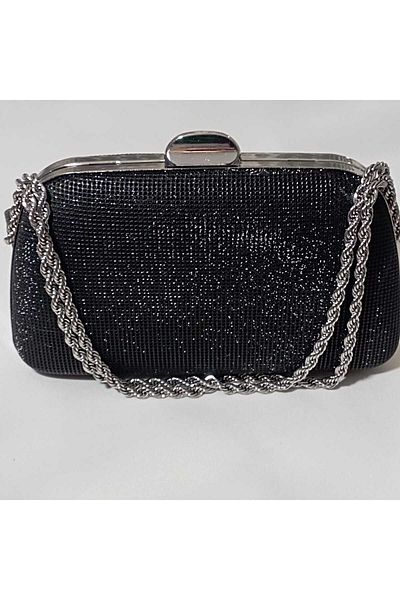 Şarra Gossi Geantă neagră pentru rochie de seară