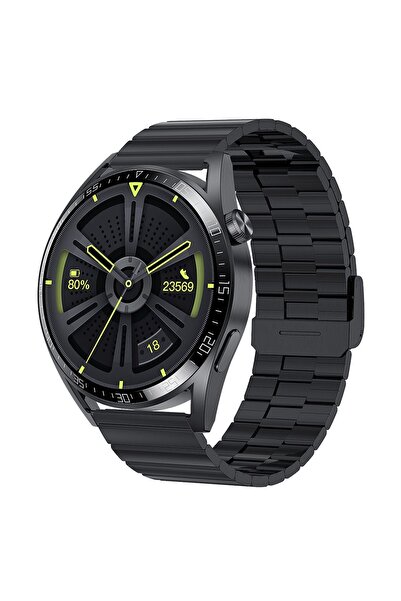 CONOCER Huawei Watch Gt4 Gt5 46mm Uyumlu Bambu Metal Kordon Kayış (22MM)