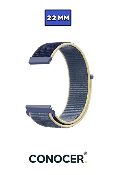 CONOCER Huawei Watch Gt3 Pro Titanyum 46mm Uyumlu Dokuma Cırtlı Spor Kordon K...