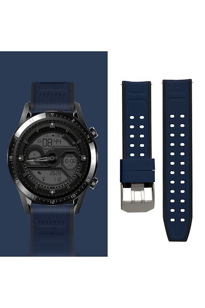 CONOCER Qcy Gtc Compatible 22mm Patterned Cord Strap