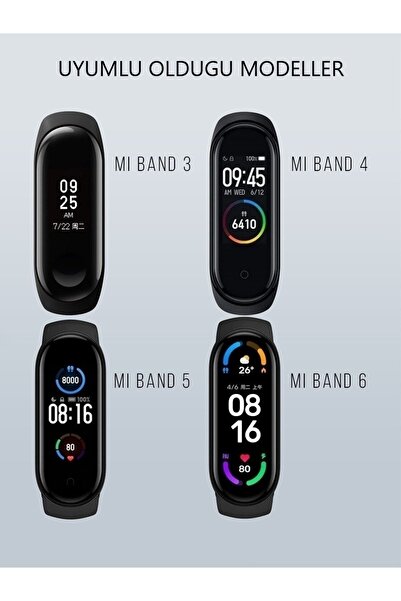 CONOCER Xiaomi Mi Band 3-6 - High Quality Straw Woven Cord Strap