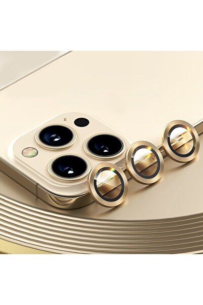 CONOCER Iphone 11 Pro/11 Pro Max Uyumlu Alüminyum Alaşım 3d Kamera Lens Koruy...