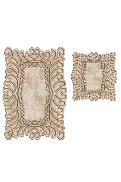 Alanur Home Σετ μπάνιου Alanur Yıldız Laser Cut 2 τεμαχίων St 210161 εκ