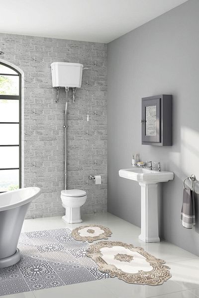 Alanur Home Set de baie din 2 piese Petunya tăiat cu laser St210fg417kr