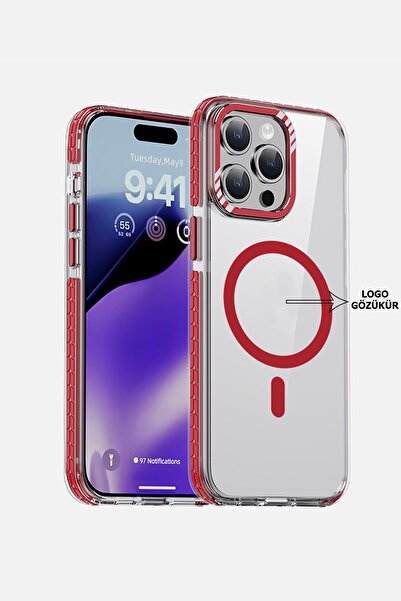 CONOCER Iphone 15 Uyumlu Kılıf Magsafe Şarj Özellikli Kapak Antishock Yüksek ...