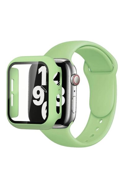 CONOCER Apple Watch 7-8 (45 MM) Uyumlu Nike Kılıf Kasa Ve Ekran Koruyucu Yüks...