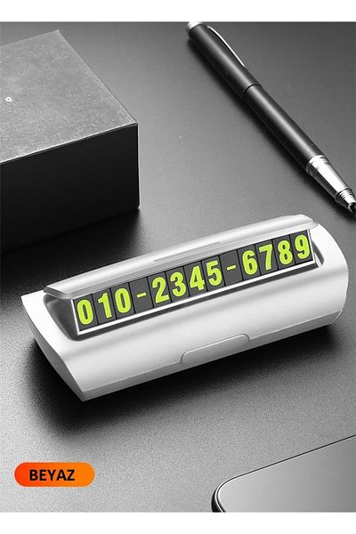 CONOCER Vehicle Parking VIP Numberer Numeric Parktel Numbering Parking Wire Phosphorescent