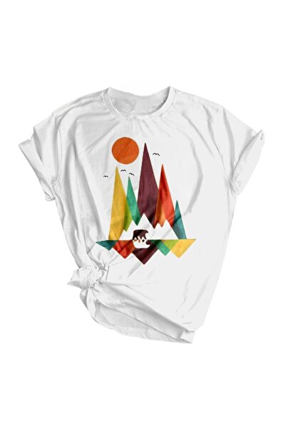 FECCY Tricou oversize unisex imprimat pentru exterior - Magazin