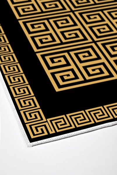 Alanur Home Alanur Trend Non-Slip Base Digital Bathroom 2-Piece Toilet Set Kt461 Gold