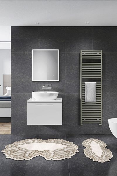 Alanur Home Σετ μπάνιου Alanur Nilüfer Laser Cut 2 τεμαχίων St210fg412vz