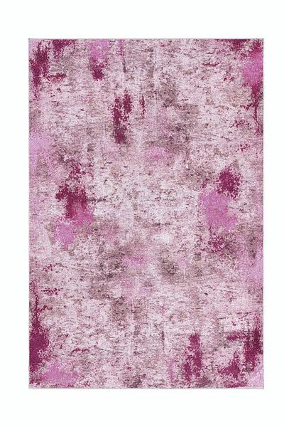 Alanur Home Alanur Trend Non-Slip Base Digital Bathroom Set Kt495 Pink