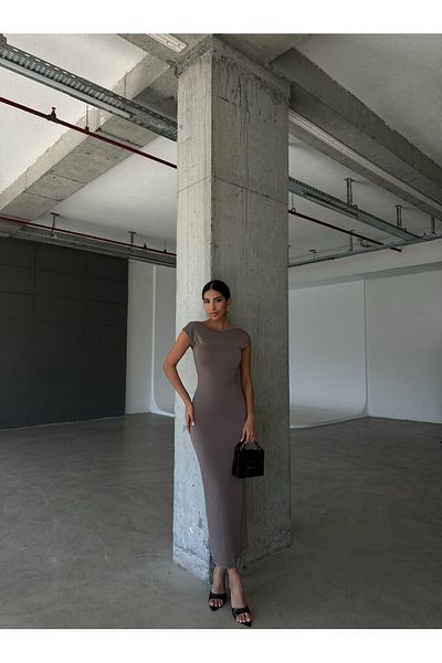 Friday Mood Back Low-cut Women's Maxi Dress